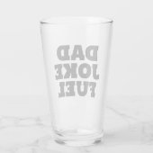 Vater Joke Fuel - Funny Gift für Vater Glas (Rückseite)