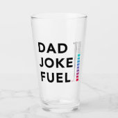 Vater Joke Fuel Funny Vathday Glas (Vorderseite)