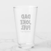 Vater Joke Fuel - Hindi Quote Custom Glas (Rückseite)