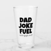 Vater Joke Fuel - Hindi Quote Custom Glas (Vorderseite)