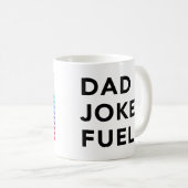 Vater Joke Fuel Meter Funny Vathers Day Kaffeetasse (VorderseiteRechts)