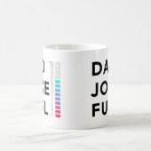 Vater Joke Fuel Meter Funny Vathers Day Kaffeetasse (Mittel)