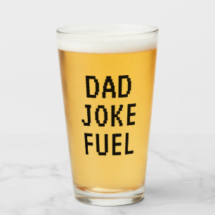 Vater Joke Fuel - Pixel-Gamer-Geschenk für Vater Glas