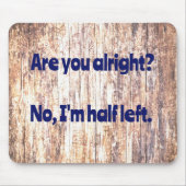 Vater Joke: Geht es dir gut? Mousepad (Vorne)