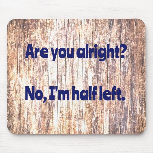 Vater Joke: Geht es dir gut? Mousepad (Vorne)