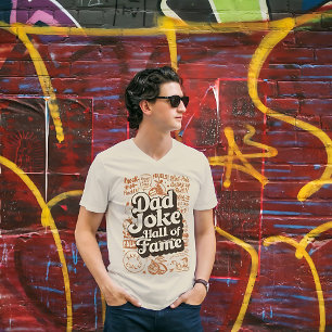 Vater Joke Hall of Fame Retro Stil T-Shirt