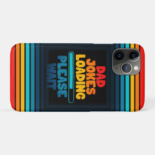 Vater Joke Loading Bitte warten Design Case-Mate iPhone Hülle (Rückseite (Horizontal))