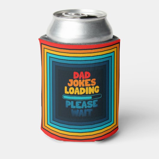 Vater Joke Loading Bitte warten Sie auf Vater Day Dosenkühler (Kanne Rückseite)