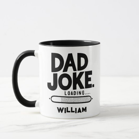 Vater Joke Loading Personalisiert Tasse (Links)