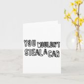 Vater Joke Movie Pirate Sie würden nicht stehlen e Karte (Gelbe Blume)