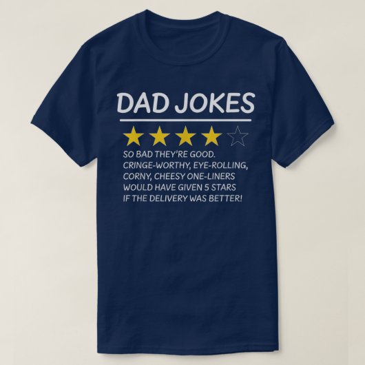Vater Joke Review T-Shirt (Design vorne)
