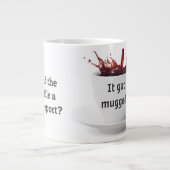 VATER JOKE: Warum hat die Kaffeedatei einen Polize Jumbo-Tasse (Vorderseite)