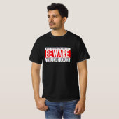 VATER JOKES BEWARE SPASS T-Shirt (Vorne ganz)
