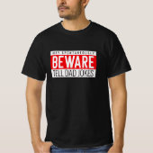 VATER JOKES BEWARE SPASS T-Shirt (Vorderseite)
