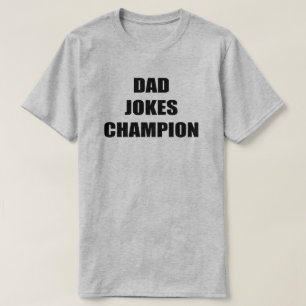 Vater Jokes Champion T - Shirt der Männer