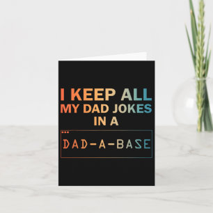 Vater Jokes Design for Men Vater Datenbank Vater J Karte