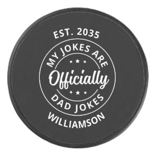 Vater Jokes Fathers Tagesgeschenk für neuen Vater Eishockey Puck