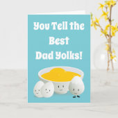 Vater Jokes Food Pun Vatertag Karte (Gelbe Blume)