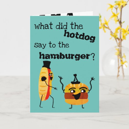 Vater Jokes Karte (Gelbe Blume)