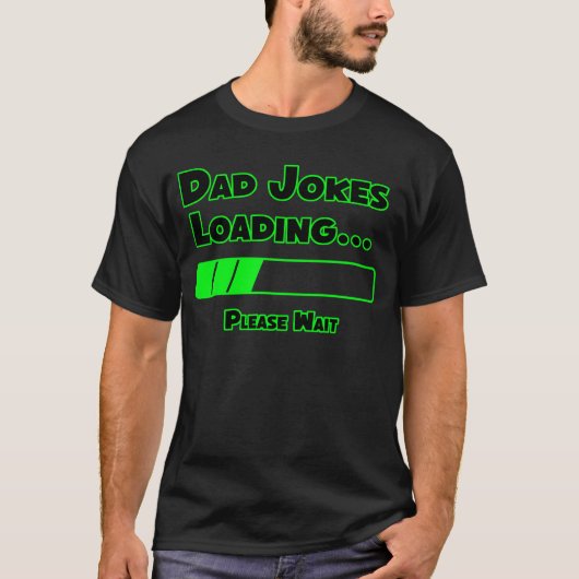 Vater Jokes Loading... Bitte warten T-Shirt (Vorderseite)