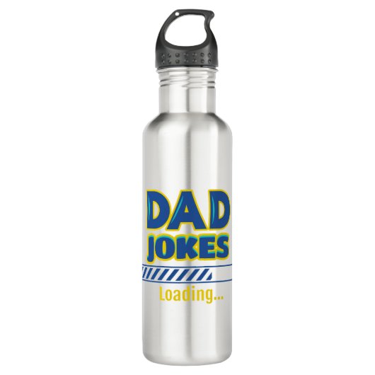 Vater Jokes Loading Edelstahlflasche (Vorderseite)
