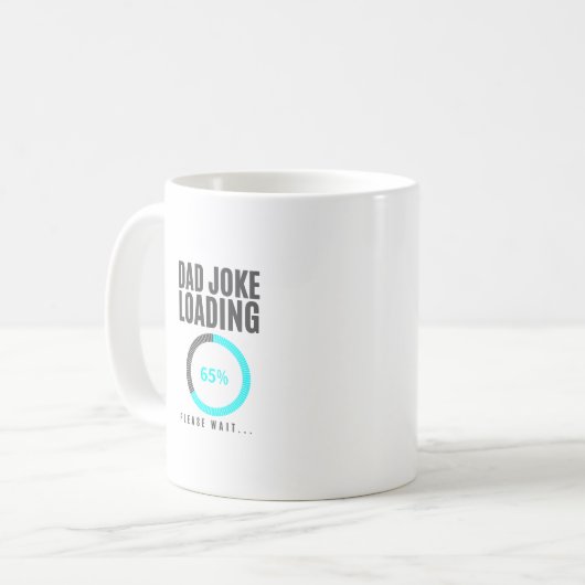 Vater Jokes Loading Funny Vathers Day Papa Jokes Kaffeetasse (Vorderseite Links)