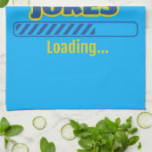 Vater Jokes Loading Geschirrtuch (Gefaltet)
