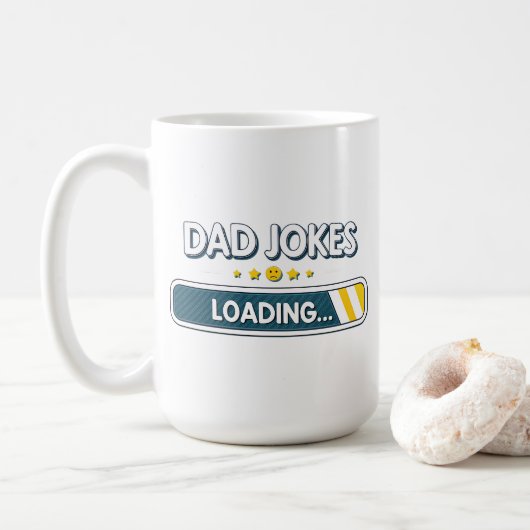 Vater Jokes Loading... Kaffeetasse (Mit Donut)