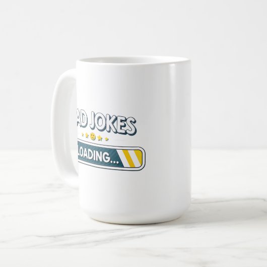 Vater Jokes Loading... Kaffeetasse (Vorderseite Links)