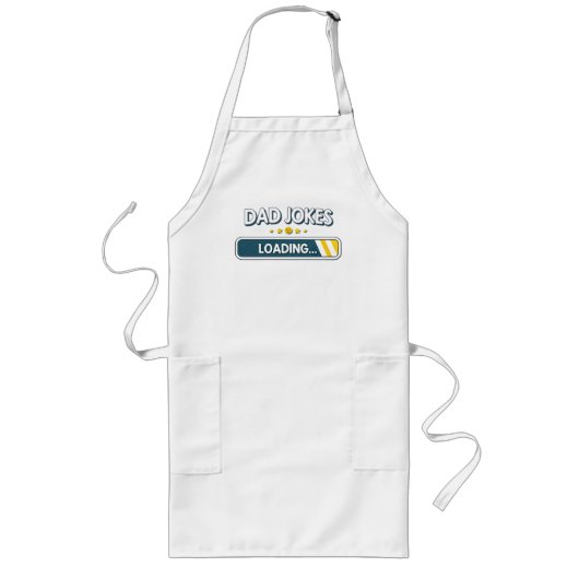 Vater Jokes Loading... Lange Schürze (Vorne)