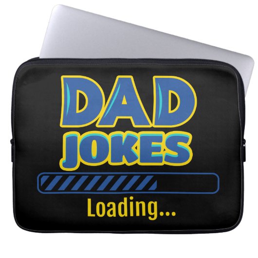 Vater Jokes Loading Laptopschutzhülle (Vorderseite)