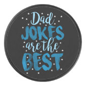 Vater Jokes sind die besten Eishockey Puck (Vorderseite)