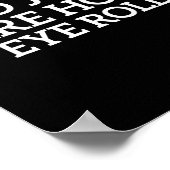 Vater Jokes sind wie Eye Roll Funny Vathers Day Pa Poster (Ecke)