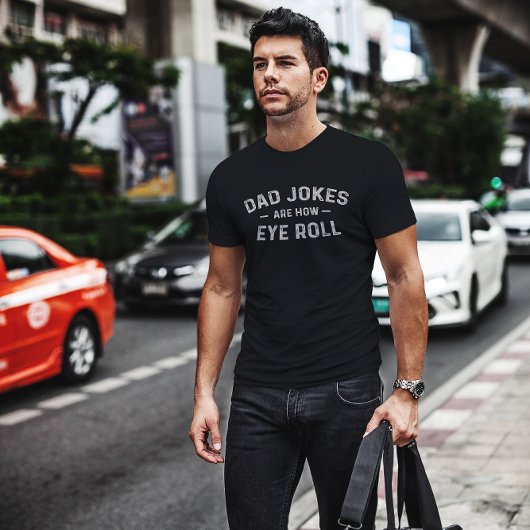 Vater Jokes sind wie Eye Roll - Funny Vathers Day  T-Shirt