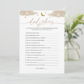 Vater Jokes Twinkle Star Showspielkarte Einladung (Stehend Vorderseite)