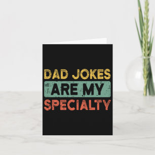Vater Jokes Vathers Day Retro Funny Papa Grotto Karte