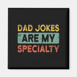 Vater Jokes Vathers Day Retro Funny Papa Grotto Magnet