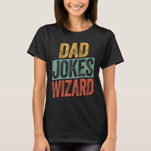 Vater Jokes Wizard Vater T-Shirt (Vorderseite)