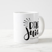 Vater Juice. Personalisierter Schlamm - Jumbo 20oz Jumbo-Tasse (Vorderseite Rechts)