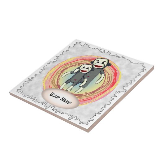 Vater-Kachel Fliese (Seite)