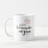 VATER-KAFFEE MIT JESUS Christlicher, ruhiger Zeita Kaffeetasse (Links)