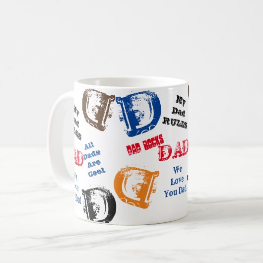 Vater Kaffeetasse (Vorderseite Links)