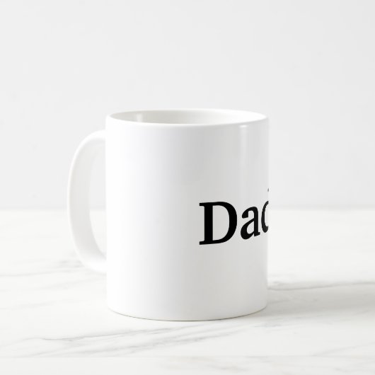 Vater Kaffeetasse (Vorderseite Links)