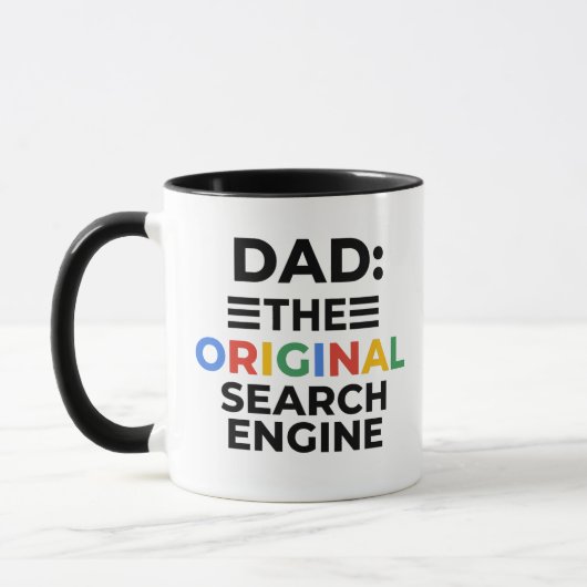 Vater-Kaffeetasse - Originale Suchmaschine Lustige Tasse (Links)