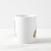 Vater kann alles Weitschweigende Niedliche Typogra Kaffeetasse (Mittel)