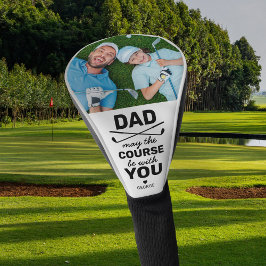 Vater kann der Kurs bei Ihnen Foto sein Golf Headcover