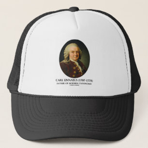 Vater Karls Linnaeus der modernen Taxonomie Truckerkappe