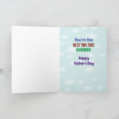 Vater-Karte des lustigen Vaters für Haustiere vom Karte (Innenseite)