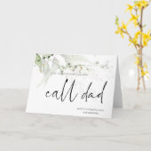 Vater-Karte für lustige Väter-Geschenke Karte (Gelbe Blume)