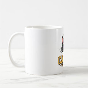 Vater-Katze-Schwarzkatze-Geschenk-T-Shirt Kaffeetasse